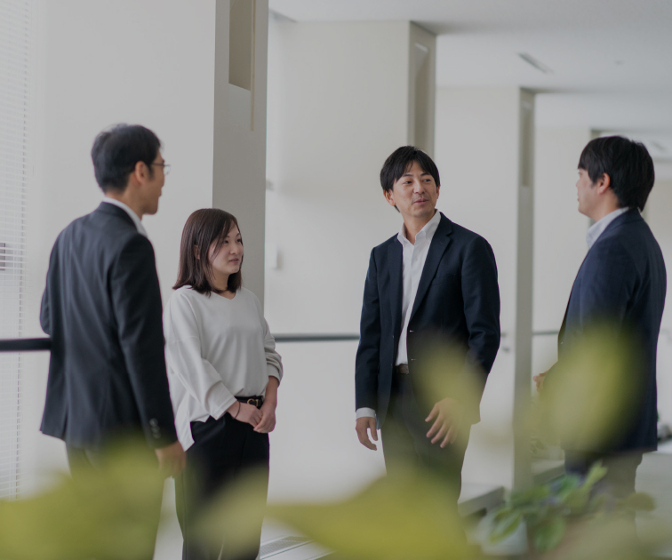 社員に出会う